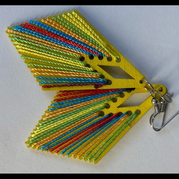 Handcrafted custom designed wooden earrings ✨ Limited Sales Buy 2 get 1 free - Picture 7 of 8